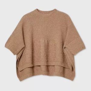 Women's Layered Knit Poncho - Universal Thread™